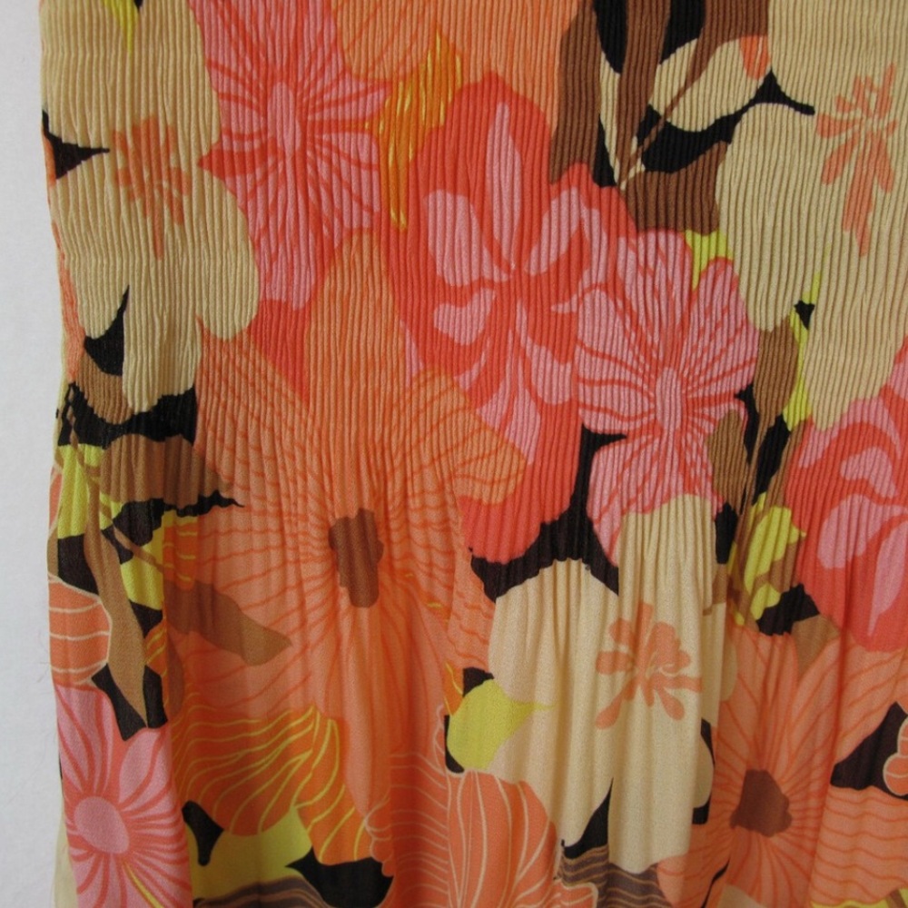 Floral Ruffle Sleeve Top - Multicolor - Picture 6 of 7